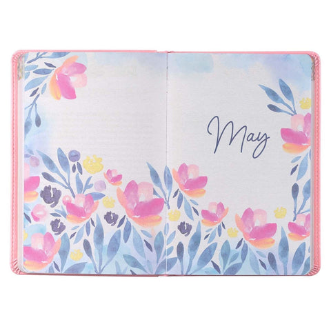 Daily Light for Women Pink Faux Leather Devotional