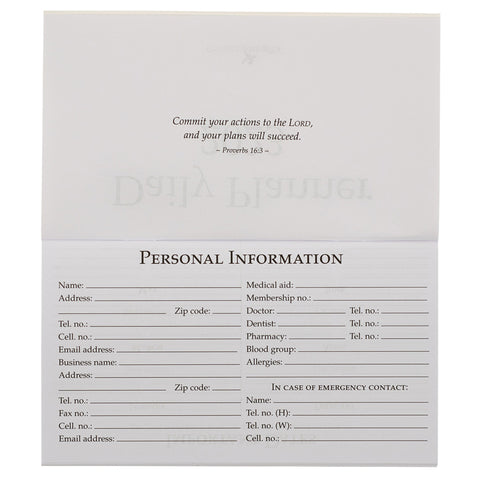 Rejoice 2025 Small Daily Planner - 1 Thessalonians 5:16