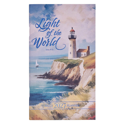2027 Light of the World Small Daily Planner - John 8:12