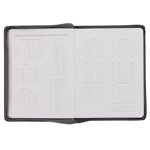 2025 Strength and Dignity Brown Faux Leather 18-Month Planner for Women  - Proverbs 31:25