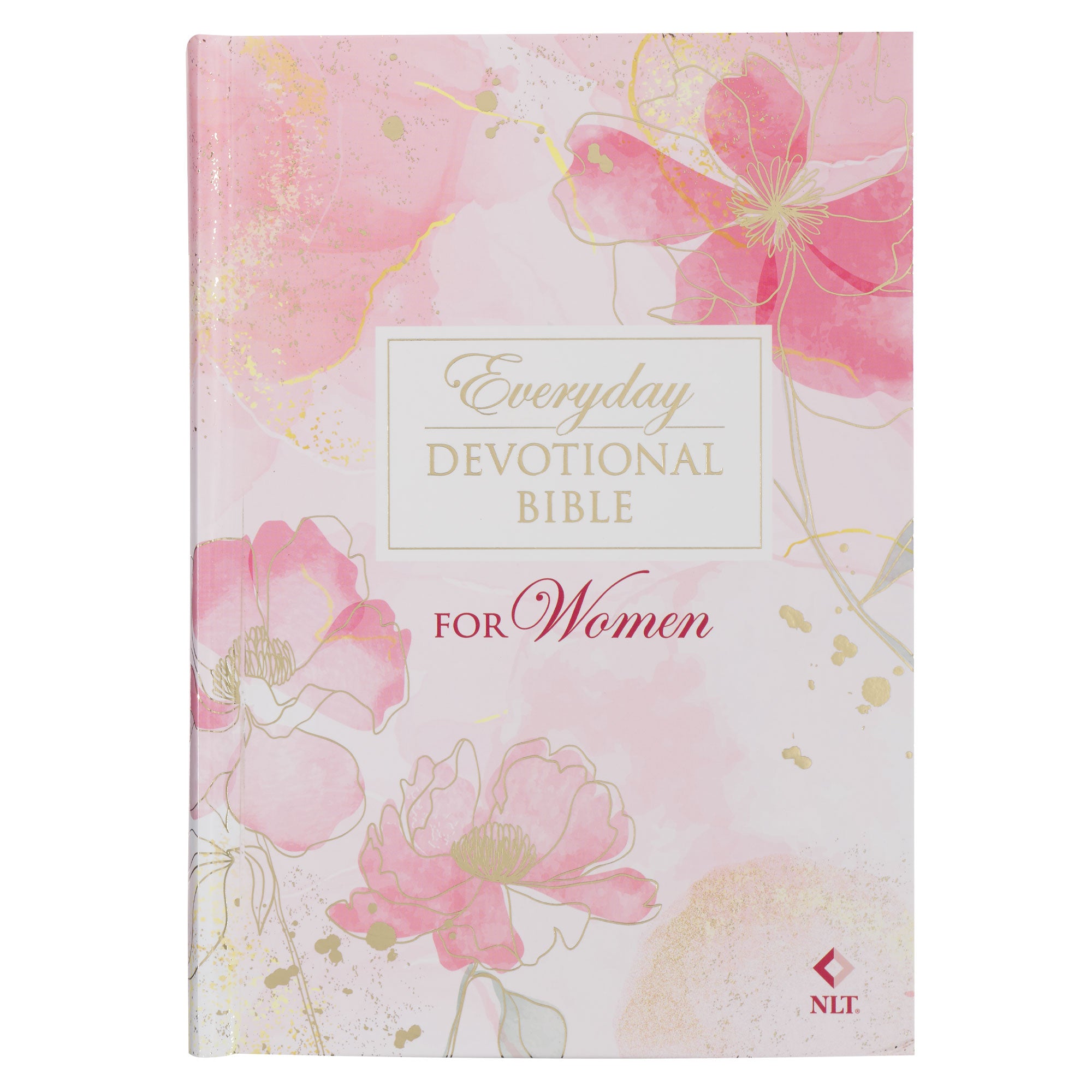 Pink Blossoms Hardcover NLT Everyday Devotional Bible for Women ...
