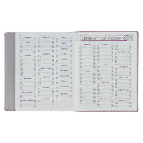 Metallic Pink Faux Leather My Creative Bible for Girls - an ESV Journaling Bible