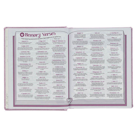 Metallic Pink Faux Leather My Creative Bible for Girls - an ESV Journaling Bible
