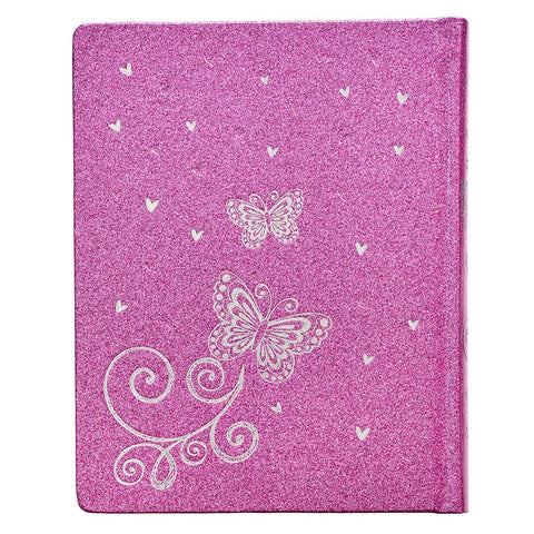 Purple Glitter My Creative Bible for Girls - an ESV Journaling Bible