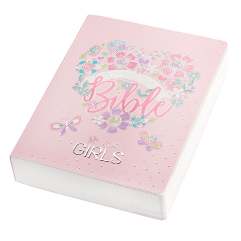 Pink Floral Heart Flexcover My Creative Bible for Girls - an ESV Journaling Bible