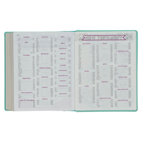 Teal Butterfly Hardcover My Creative Bible for Girls - an ESV Journaling Bible