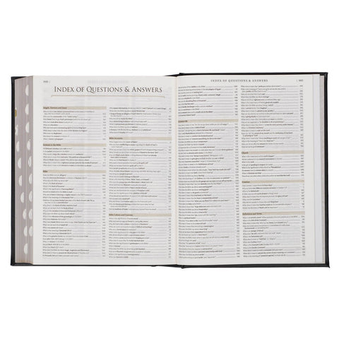 Black Faux Leather Hardcover Family Heritage Bible