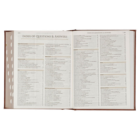 Brown Faux Leather Family Heritage Bible