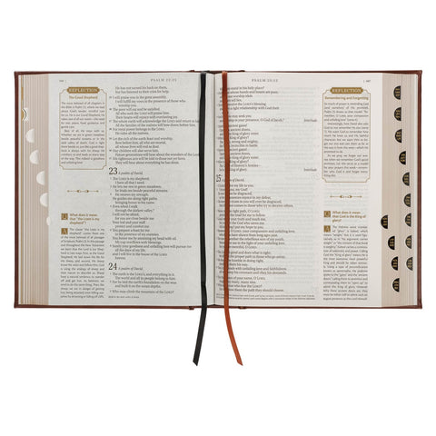 Brown Faux Leather Family Heritage Bible