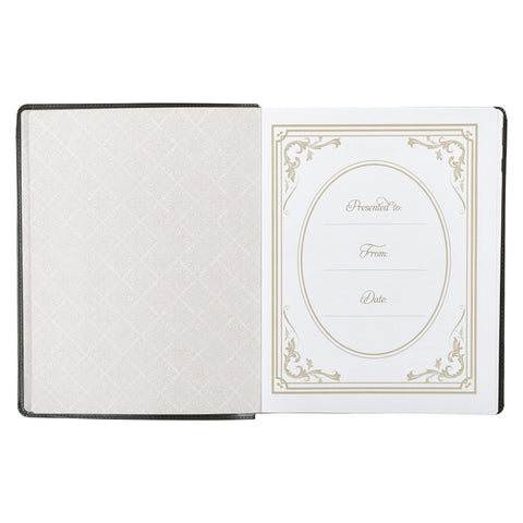 Two-tone Brown Faux Leather Family Heritage Bible