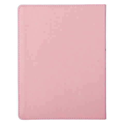 Find Rest Pink Faux Leather Devotional