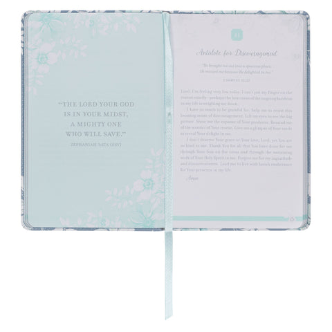 101 Prayers for Comfort in Difficult Times Gray Faux Leather Prayer Book