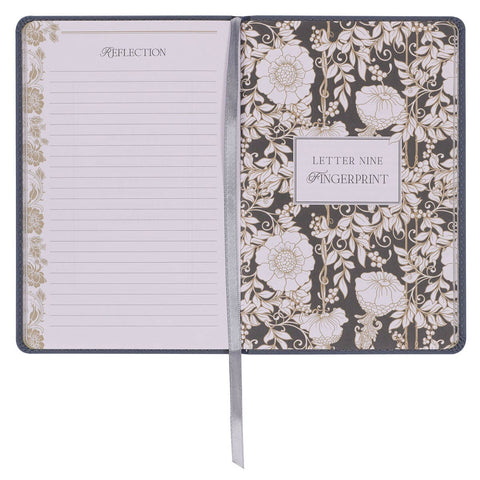 Letters to Grief Slate Gray Faux Leather Gift Book