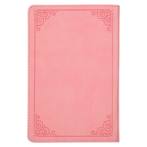Look Up, Girl! Pink Faux Leather Devotional