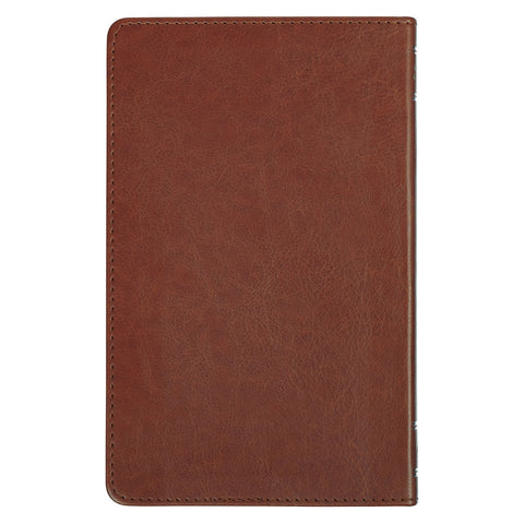 Jesus the High Road Leader Chestnut Brown Faux Leather Gift Book
