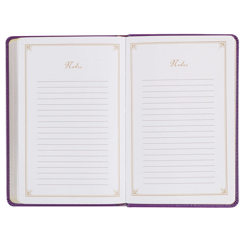 Praying the Psalms Purple Faux Leather Prayer Book