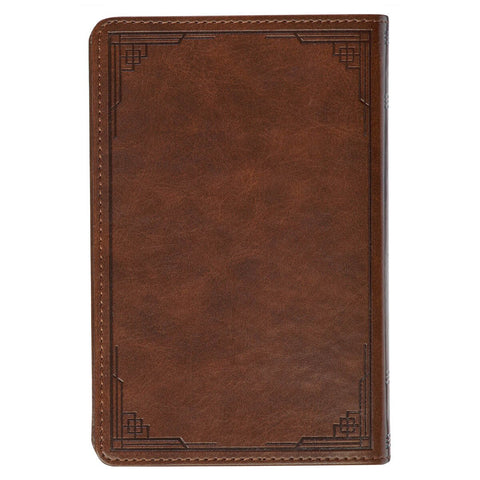 Finding Wisdom in Proverbs Honey-Brown Faux Leather Devotional Gift Book