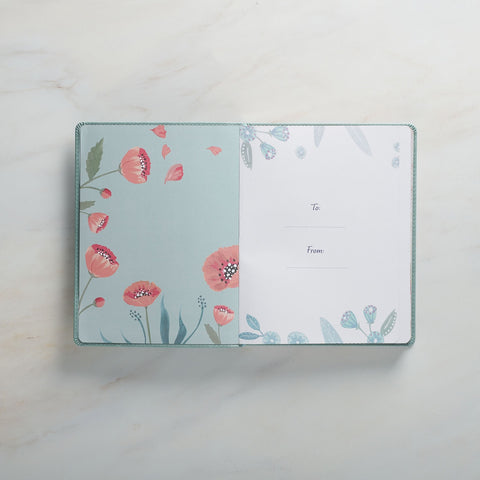 Find Joy Mint-Green Faux Leather Devotional