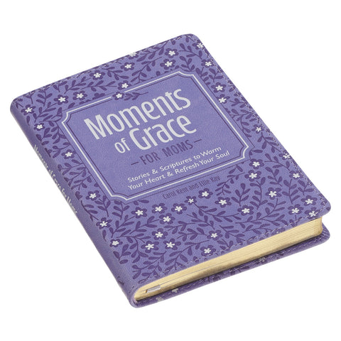 Moments of Grace for Moms Stories and Scriptures Purple Gift Book