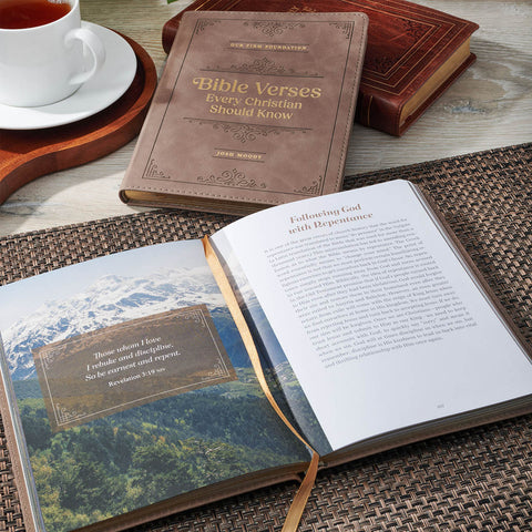 Bible Verses Every Christian Should Know Brown Faux Leather Devotional