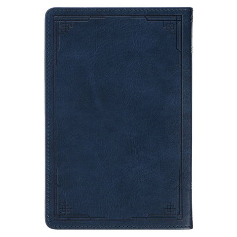 Finding Peace in the Psalms Navy Blue Faux Leather Daily Devotional
