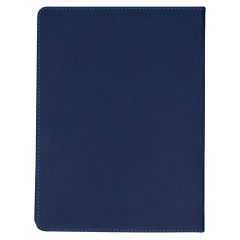 Live Well: God's Plan for Your Wellbeing Blue Faux Leather Daily Devotional