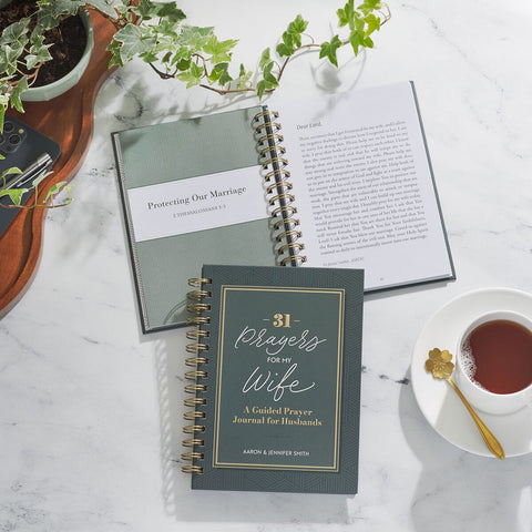 31 Prayers for My Wife Spiral-bound Hardcover Prayer Journal for Husbands