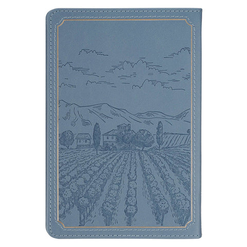 Longing for Home Blue Faux Leather Gift Book