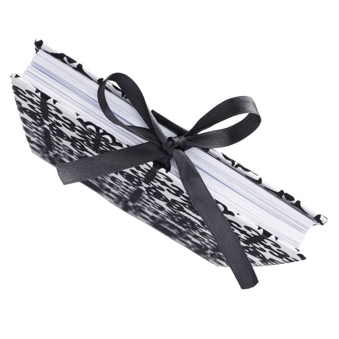 In Loving Memory Black and Silver Memorial Guest Book