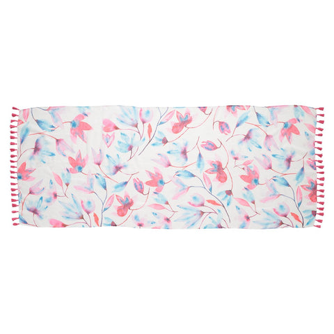 Never Give Up Pink Petals Scarf