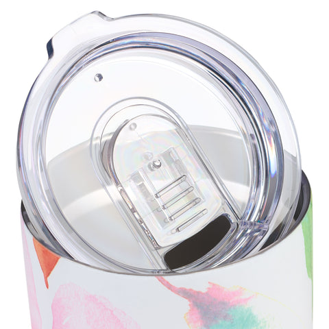 Shine Your Light Pink Daisies Stainless Steel Travel Mug