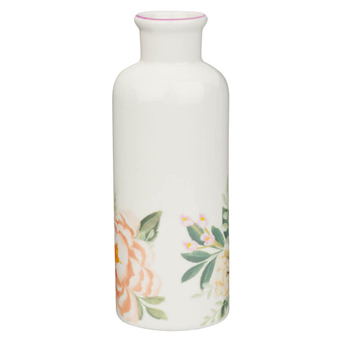 The Way I Should Go Pink Floral Ceramic Table Vase - Psalm 143:8
