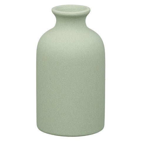 He Restores My Soul Green Garden Ceramic Table Vase - Psalm 23:3