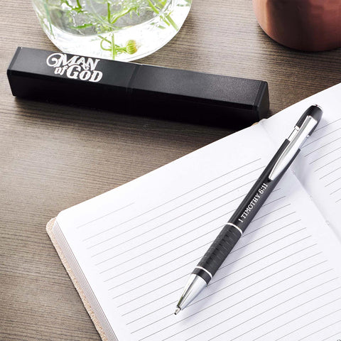 Be Strong and Courageous Classic Gray Faux Leather Journal with Zipper Closure - Joshua 1:9