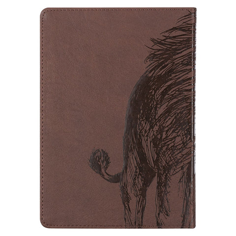 My Strength and My Defense Walnut-Brown Faux Leather Classic Journal - Exodus 15:2