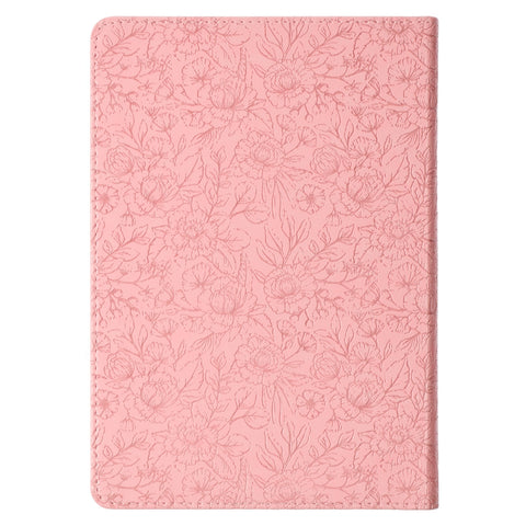 Joyful in Hope Pink Faux Leather Classic Journal - Romans 12:12