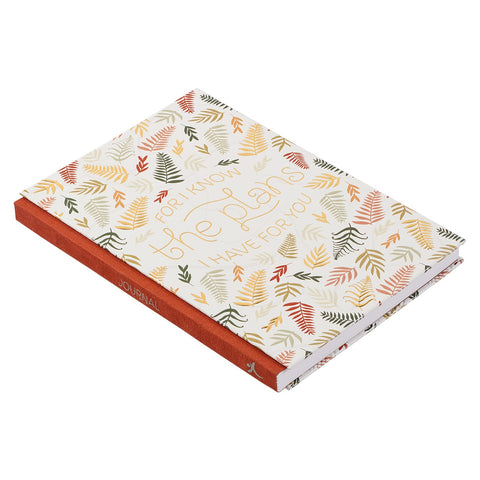 The Plans Fall Leaf Quarter-bound Journal - Jeremiah 29:11