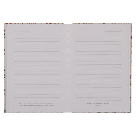 The Plans Fall Leaf Quarter-bound Journal - Jeremiah 29:11