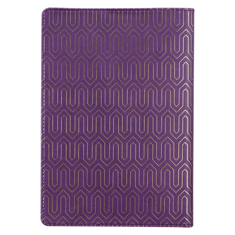 Bless You and Keep You Purple Faux Leather Journal - Numbers 6:24-26