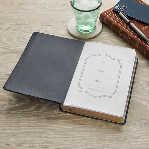 I Know the Plans Graphite Gray Classic Journal—Jeremiah 29:11