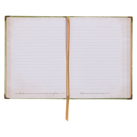 Faith Bee Hardcover Journal - Romans 5:1