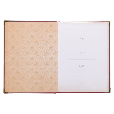 Pink Be Still Butterfly Hardcover Journal - Psalm 46:10