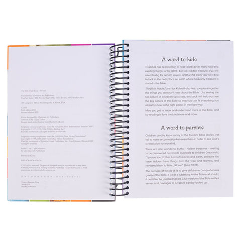 The Bible Made Easy—for Kids Wirebound Edition