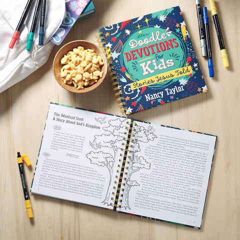 Doodle Devotions for Kids: Stories Jesus Told