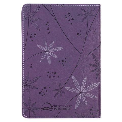 Purple Faux Leather Compact King James Version Bible