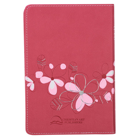 Pink Faux Leather Compact King James Version Bible