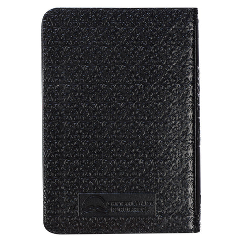Black Faux Leather King James Version Pocket Bible