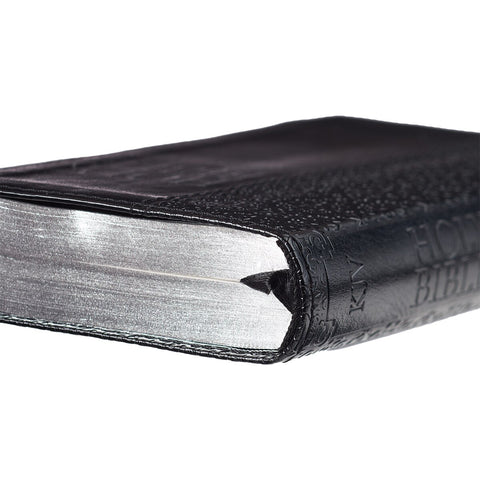 Black Faux Leather King James Version Pocket Bible