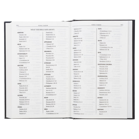 Black Hardcover King James Version Pew and Worship Bible