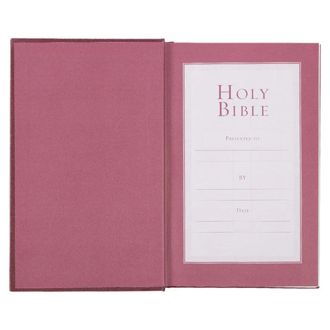 Burgundy Hardcover King James Version Pew Bible